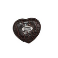Designer Series Collection Leather Heart Shaped Purse Mirror